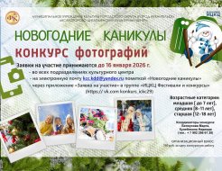 Конкурс фотографий «Новогодние каникулы»