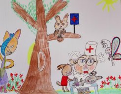 Итоги онлайн-конкурса рисунков ко Дню детской книги «Ах, эти умные книжки!»